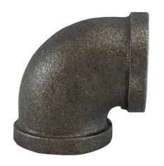 BLACK MALLEABLE IRON ELBOW 90 D 1/2